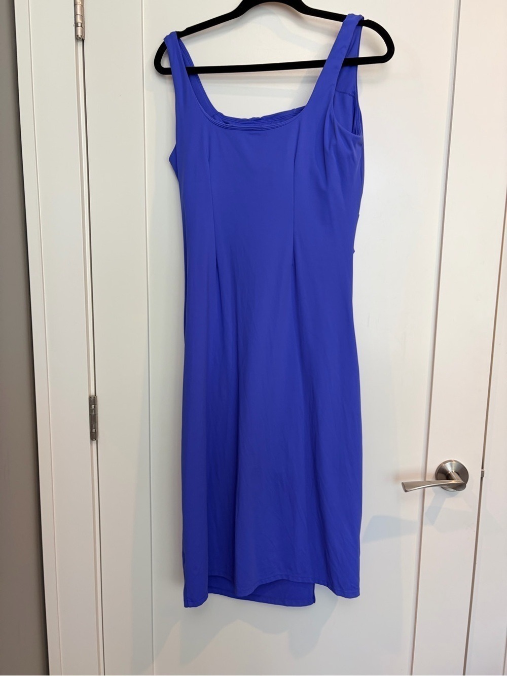Halara Ruched Side Slit Dress – Size Large - Picture 3 of 9